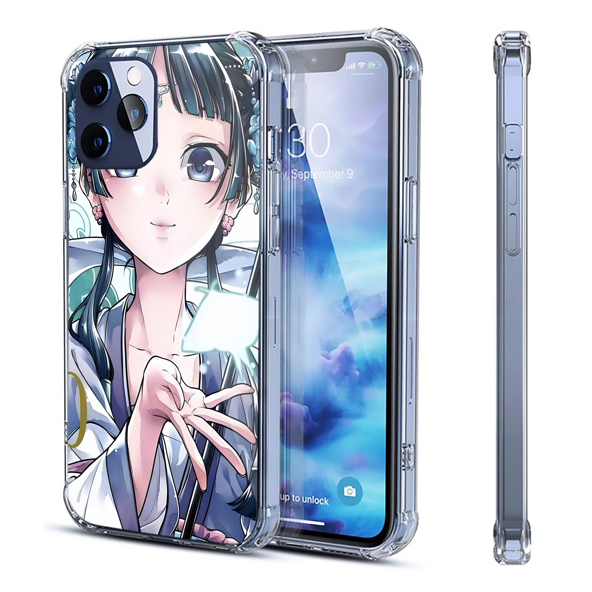 （画像用） 薬屋のひとりごと The Apothecary Diaries 【iPhone 12シリーズ対応】透明スマホケース（クリアソフトケース）